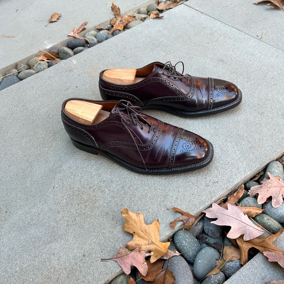 Alden Color 8 shell cordovan oxfords, new, US10D - Picture 3 of 7